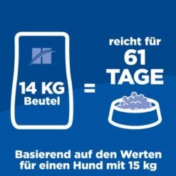 Hill's Science Plan Adult 1-6 Medium Mit Huhn -Günstiges Futter Leine Geschäft thumbnail value per bag dog 61d 15kg de 1