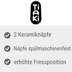 TIAKI Keramiknapf Duo 24 TIAKI Keramiknapf Duo -Günstiges Futter Leine Geschäft tiaki keramiknapf duo 5