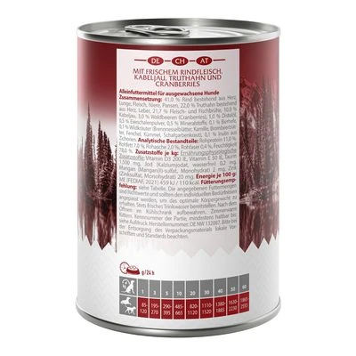 Sparpaket Wolf Of Wilderness "The Taste Of" 24 X 400 G 8 Sparpaket Wolf Of Wilderness "The Taste Of" 24 X 400 G – Bild 6