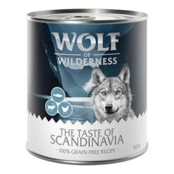 Sparpaket Wolf Of Wilderness "The Taste Of" 24 X 800 G -Günstiges Futter Leine Geschäft wow 800g tasteof scandinavia front 1000x1000 5