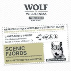 Wolf Of Wilderness "Scenic Fjords" Rentier, Lachs & Huhn -Günstiges Futter Leine Geschäft wow board benefits freesedried scenicfjords de 1000x1000 6