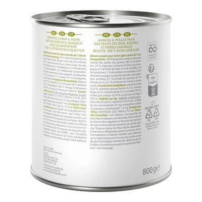 Sparpaket Wolf Of Wilderness Senior 24 X 800 G 9 Sparpaket Wolf Of Wilderness Senior 24 X 800 G – Bild 7