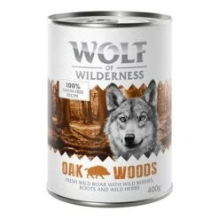 Wolf Of Wilderness Adult 6 X 400 G - Single Protein -Günstiges Futter Leine Geschäft wow classic oakwoods boar front 400g 1000x1000 7 1