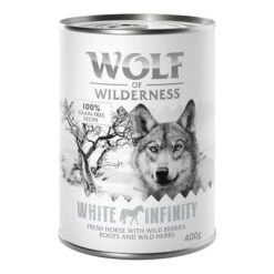 Wolf Of Wilderness 24 X 400 G + Kaninchenohren Mit Fell Gratis! -Günstiges Futter Leine Geschäft wow classic whiteinfinity horse front 400g 1000x1000 7