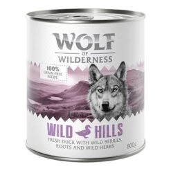 Sparpaket Wolf Of Wilderness Adult 24 X 800 G - Single Protein -Günstiges Futter Leine Geschäft wow classic wild hills duck front 800g 1000x1000 0