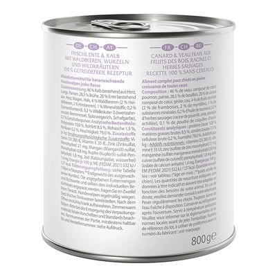 Sparpaket Little Wolf Of Wilderness Junior 24 X 800 G - Duo-Protein – Bild 3