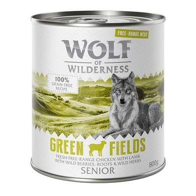 Sparpaket 12 X 800 G Wolf Of Wilderness SENIOR "Freiland-Fleisch" 8 Sparpaket 12 X 800 G Wolf Of Wilderness SENIOR "Freiland-Fleisch" – Bild 6