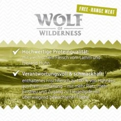 Sparpaket 12 X 800 G Wolf Of Wilderness SENIOR "Freiland-Fleisch" 19 Sparpaket 12 X 800 G Wolf Of Wilderness SENIOR "Freiland-Fleisch" -Günstiges Futter Leine Geschäft wow freerange wet board senior greenfields 1000x1000 de 6