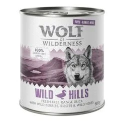 Wolf Of Wilderness 6 X 800 G - "Freiland-Fleisch" Single Protein 14 Wolf Of Wilderness 6 X 800 G - "Freiland-Fleisch" Single Protein -Günstiges Futter Leine Geschäft wow freerange wildhills 800g 1000x1000 4 1