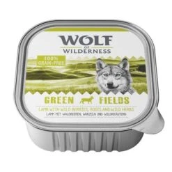 Wolf Of Wilderness Adult 6 X 300 G Schale - Single Protein -Günstiges Futter Leine Geschäft wow greedfields 300gtray side 1000px 2