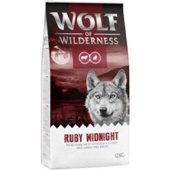 2 X 12 Kg Wolf Of Wilderness Trockenfutter - Getreidefrei -Günstiges Futter Leine Geschäft wow redclassic rubymidnight frontright 12kg 1000x1000 0