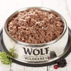 Sparpaket 12 X 800 G Wolf Of Wilderness SENIOR "Freiland-Fleisch" 18 Sparpaket 12 X 800 G Wolf Of Wilderness SENIOR "Freiland-Fleisch" -Günstiges Futter Leine Geschäft wow senior lamm huhn 1 web 1 5