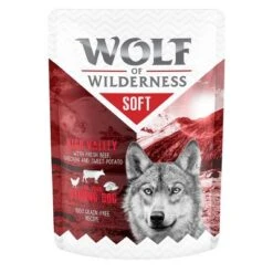 Wolf Of Wilderness Adult 6 X 300 G - Pouch -Günstiges Futter Leine Geschäft wow soft highvalley 300g 1000px 9