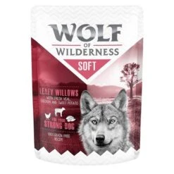Wolf Of Wilderness Adult 6 X 300 G - Pouch -Günstiges Futter Leine Geschäft wow soft leaftwillows 300g 1000px 6