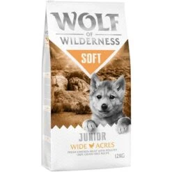 2 X 12 Kg Wolf Of Wilderness "Soft & Strong" - Getreidefrei -Günstiges Futter Leine Geschäft wow soft relaunch junior wideacred frontright 1000x1000 5