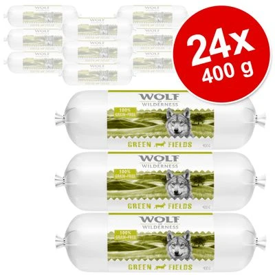 Sparpaket Wolf Of Wilderness Adult 24 X 400 G - Wurst 3 Sparpaket Wolf Of Wilderness Adult 24 X 400 G - Wurst