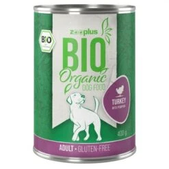 Sparpaket Zooplus Bio Adult 12 X 400 G -Günstiges Futter Leine Geschäft zooplus bio dog adult turkey 400g 1000x1000 8